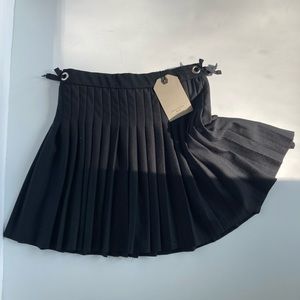 Zara girl navy blue pleaded skirt